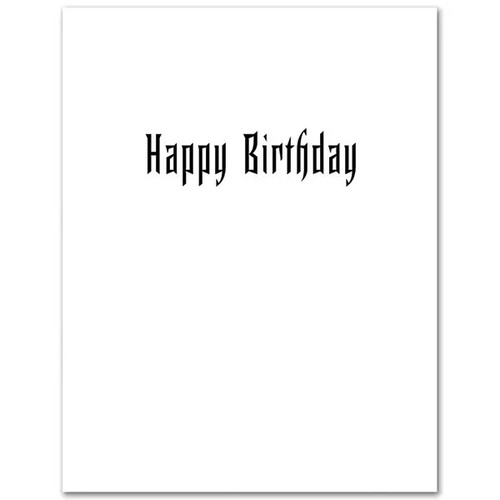 Inside Message: Happy Birthday Inside Message: Happy Birthday