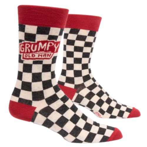 Grumpy Old Man Crew Socks by Blue Q