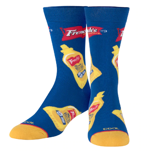 French's Mustard Socks by Cool Socks Men's