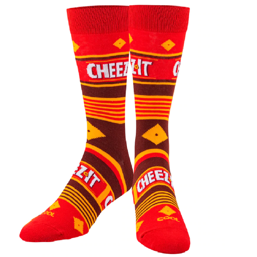 Cheez It Stripes Socks by Cool Socks Men's