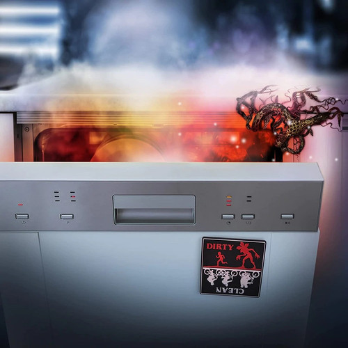 Stranger Things Dishwasher Clean/Dirty Sign Magnet 