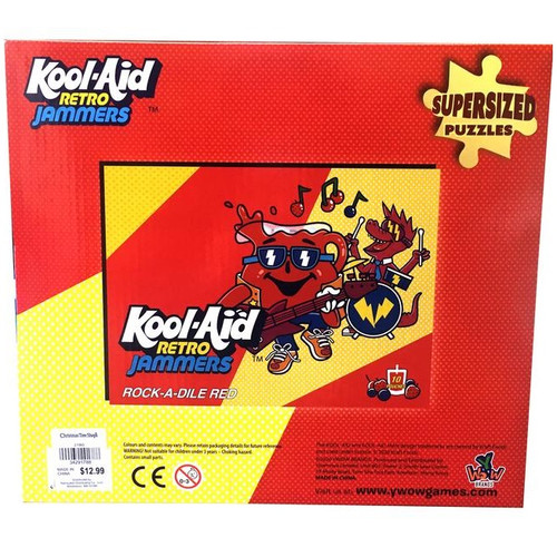 Back of Box - Kool-Aid Jammers Puzzle Back of Box - Kool-Aid Jammers Puzzle