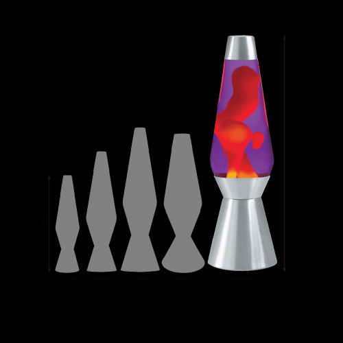 Lava Lamp size comparison chart