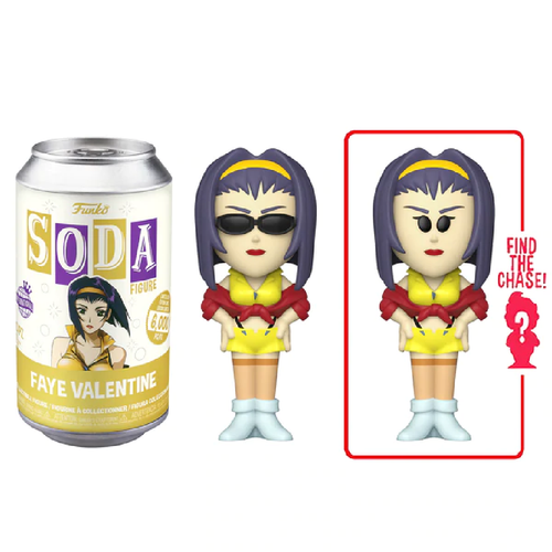 Funko Vinyl Soda: Cowboy Bebop - Faye Valentine w Chase Funko Vinyl Soda: Cowboy Bebop - Faye Valentine w Chase