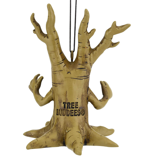 Scary Tree Halloween Ornament - back view Scary Tree Halloween Ornament - back view