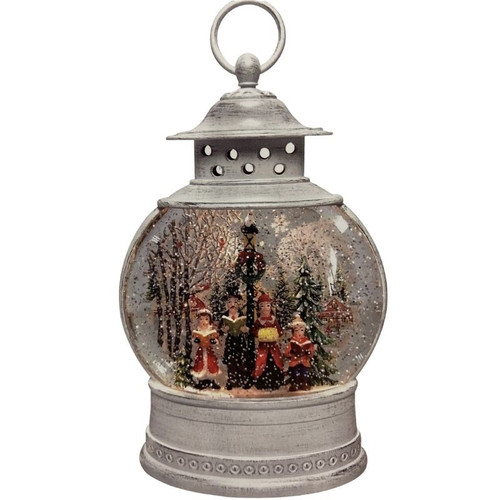 Christmas Carolers Glitter Lantern Christmas Carolers Glitter Lantern