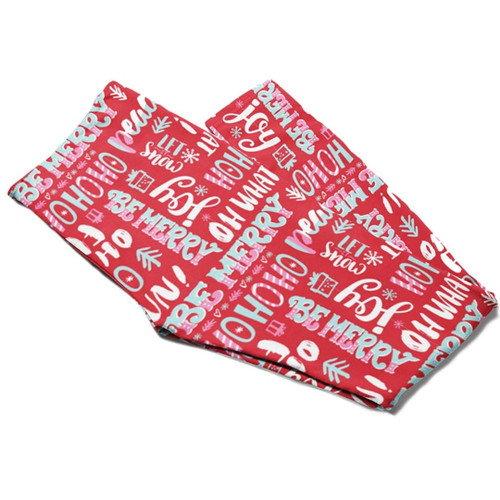 Red Santa Claus Christmas Leggings - Designed By Squeaky Chimp T-shirts &  Leggings