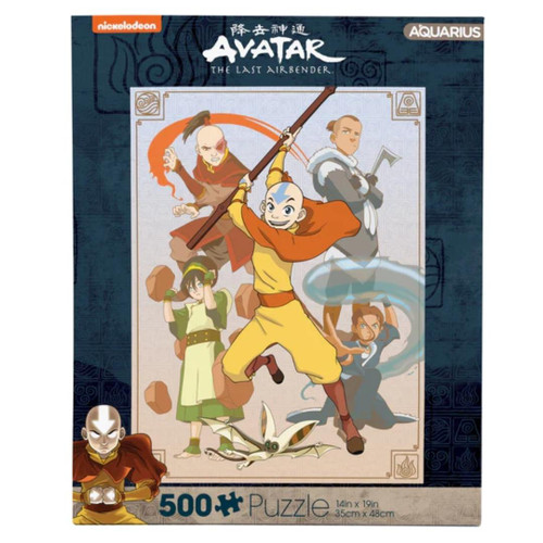 Avatar: The Last Airbender Cast 500 Piece Puzzle Packaged View