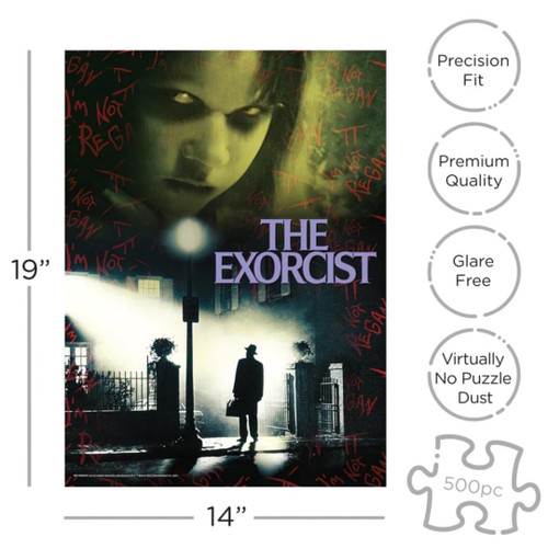 The Exorcist 500 Piece Puzzle Completed View The Exorcist 500 Piece Puzzle Completed View