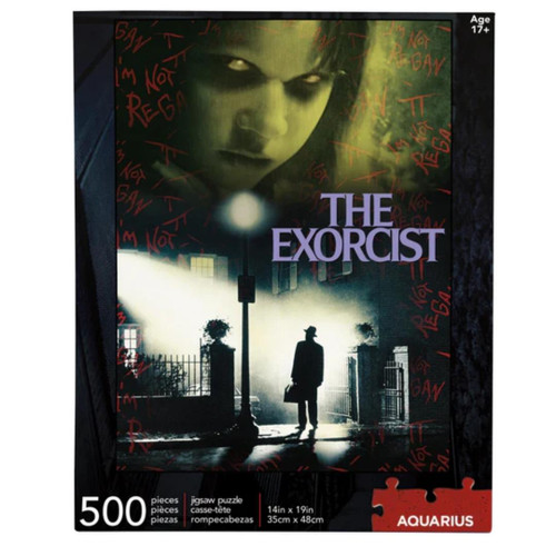 The Exorcist 500 Piece Puzzle Packaged View  The Exorcist 500 Piece Puzzle Packaged View