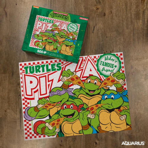 Teenage Mutant Ninja Turtles Pizza 500 Piece Puzzle Lifestyle Shot 