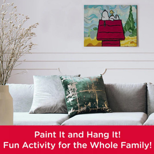 Peanuts Chill Snoopy and Woodstock Art by Numbers Lifestyle Shot 