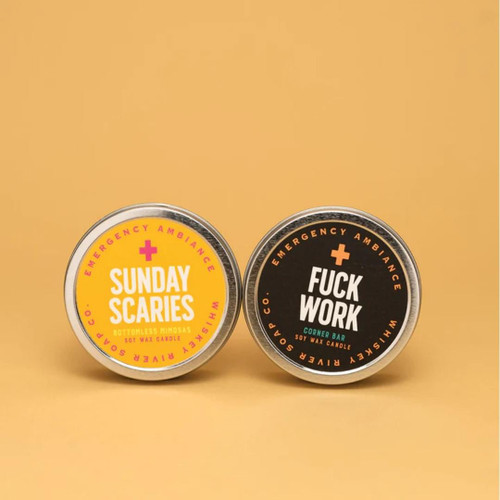 F*ck Work Emergency Ambiance Tin Lifestyle Shot #2 F*ck Work Emergency Ambiance Tin Lifestyle Shot #2