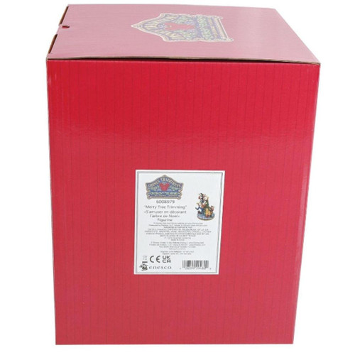 Fab 5 Decorating Tree Figure by Jim Shore Packaged Front View Fab 5 Decorating Tree Figure by Jim Shore Packaged Front View