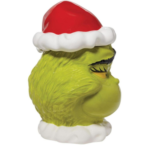 The Grinch Cookie Jar Right Side View  The Grinch Cookie Jar Right Side View