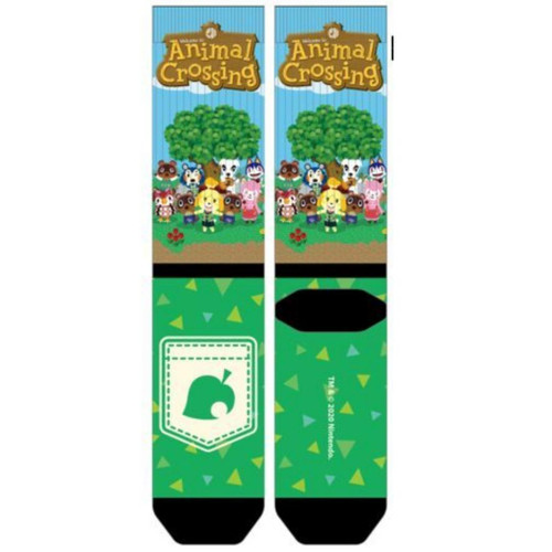 Animal Crossing Sublimated Socks by Bioworld