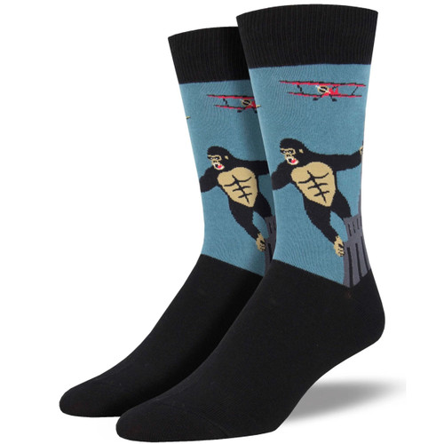King Kong Men's Crew Socks by Socksmith Canada 