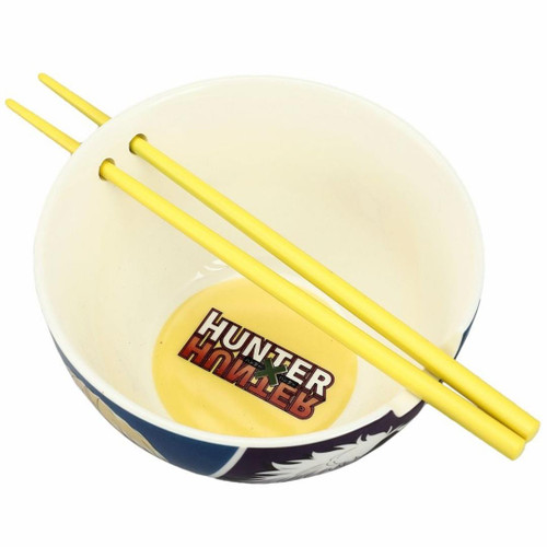Hunter x Hunter Ceramic Bowl with Chopsticks Top View Hunter x Hunter Ceramic Bowl with Chopsticks Top View