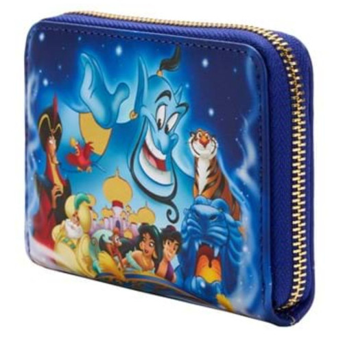 Disney Aladin 30th Anniversary Zip Around Wallet by Loungefly Disney Aladin 30th Anniversary Zip Around Wallet by Loungefly