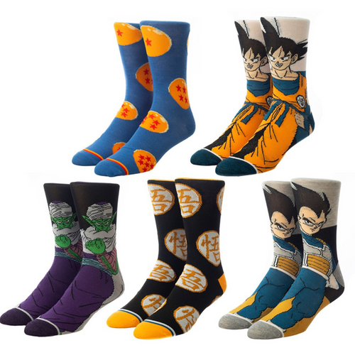 Dragon Ball 5-Pair Crew Socks