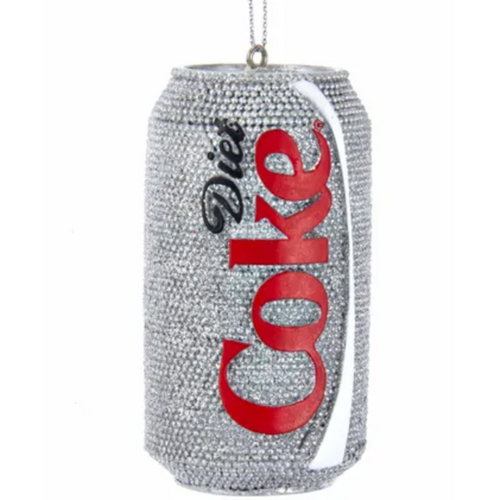 Glittered Diet Coke Can Ornament