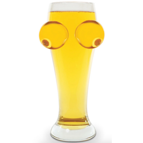 Boobies 'N' Beer Pint Glass
