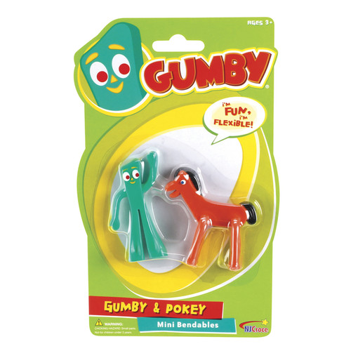 Gumby and Pokey 6-Inch Bendable Figures - RetroFestive.ca