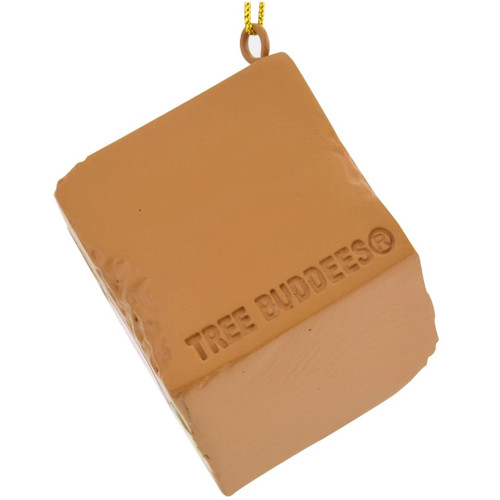 Damaged Delivery Package Ornament Back View