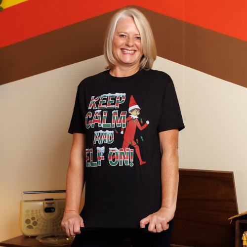 Elf on the Shelf T-Shirt - Keep Calm and Elf On!