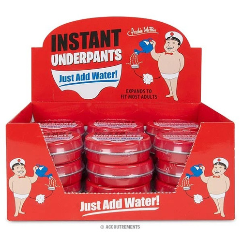 Display of Instant Underpants
