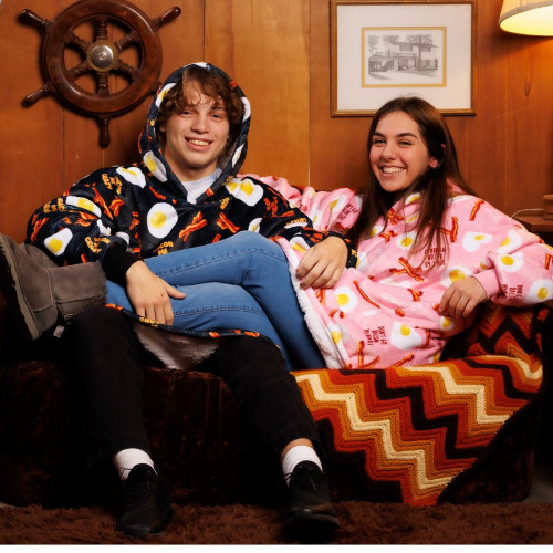 Bacon Me Crazy Blanket Hoodie Bacon Me Crazy Blanket Hoodie