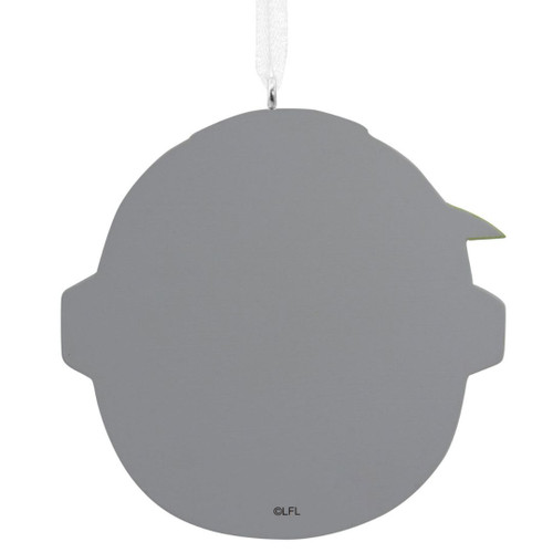 Star Wars Grogu Personalized Ornament by Hallmark- Back View Star Wars Grogu Personalized Ornament by Hallmark- Back View