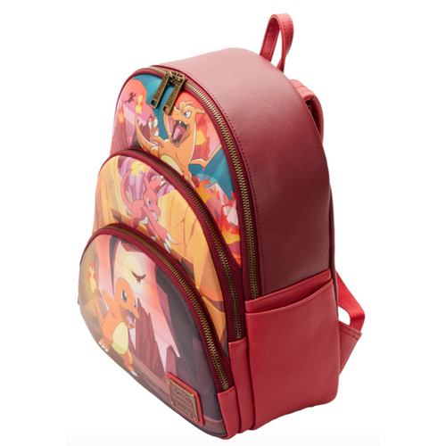 Pokémon Elements Triple Pocket Loungefly Mini Backpack