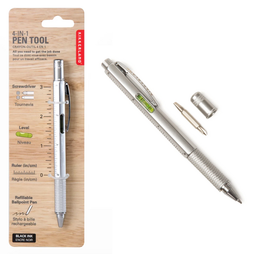Silver 4 in 1 Pen Tool Silver 4 in 1 Pen Tool