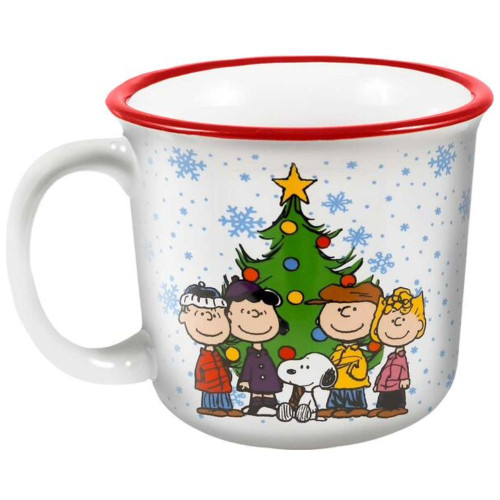 Peanuts Christmas Ceramic Camper Mug