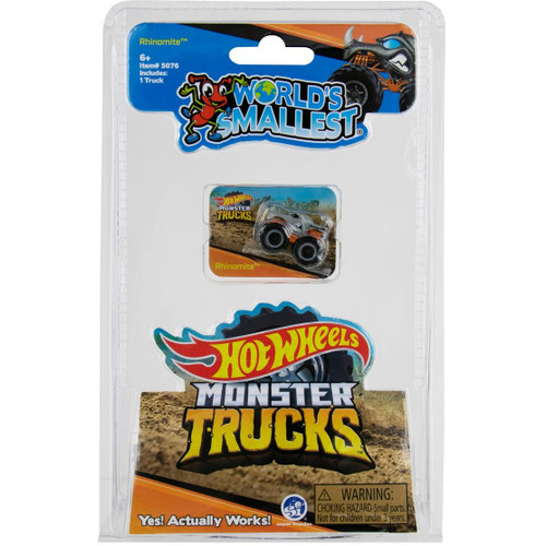 Rhinomite Hot Wheels Monster Truck - World's Smallest Rhinomite Hot Wheels Monster Truck - World's Smallest
