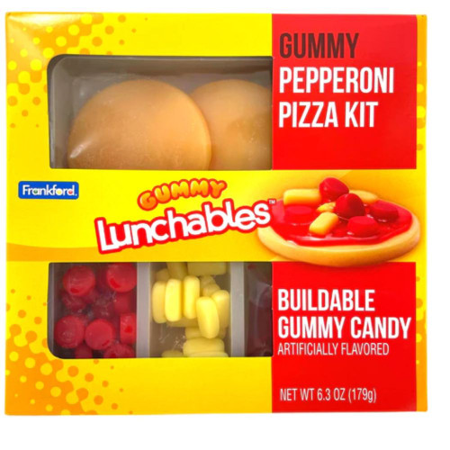 Kraft Lunchables Pizza Kit Gummy Candy