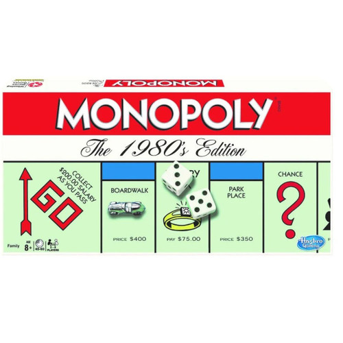 Classic Monopoly Game - 1980's Edition Classic Monopoly Game - 1980's Edition