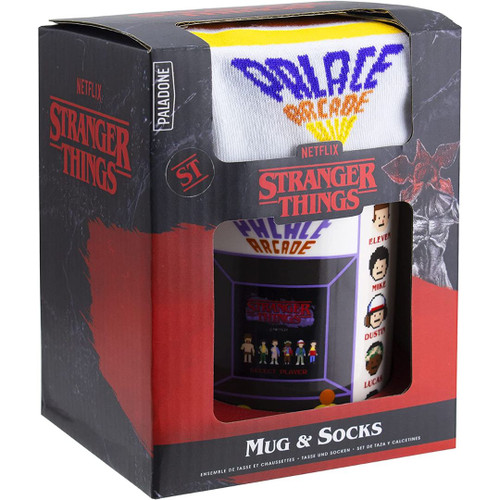Stranger Things Mug & Socks Set - Box View Stranger Things Mug & Socks Set - Box View