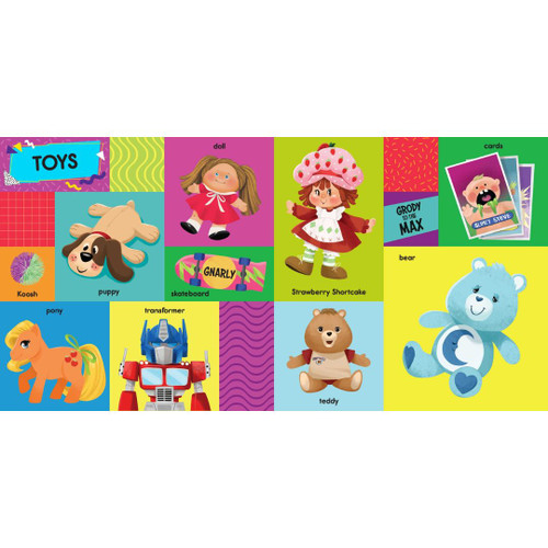 First 100 Words From The 80s Board Book