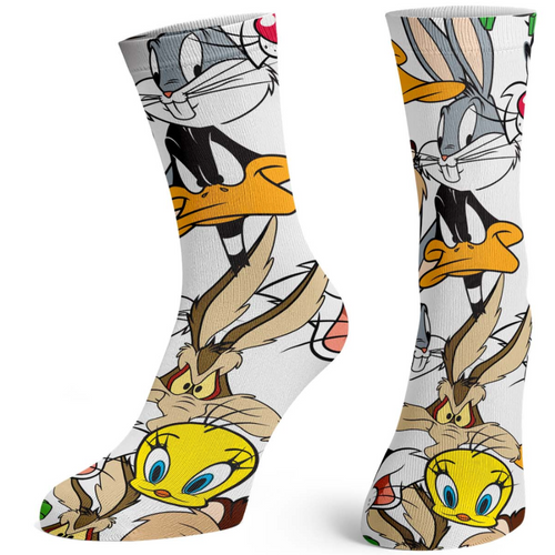 Hunter X Hunter Anime Mens' Characters Sublimated Adult Crew Socks