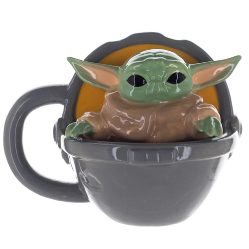 Silver Buffalo Star Wars yoda Best Mom Ever Ceramic Mug, Holds 20 Ounces