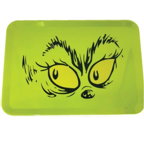 Grinchy Eyes Melamine Serving Platter