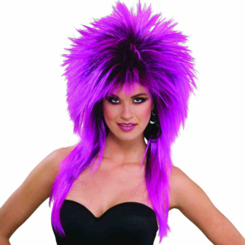 80's Purple Pizazz Wig 