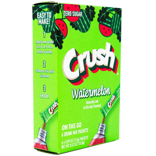 Watermelon Crush Singles-to-Go Sugar-Free Drink Mix Packets