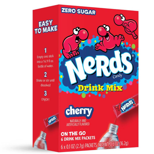 Nerds Cherry Zero Sugar Drink Mix Box