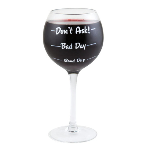How Was Your Day? Wine Glass