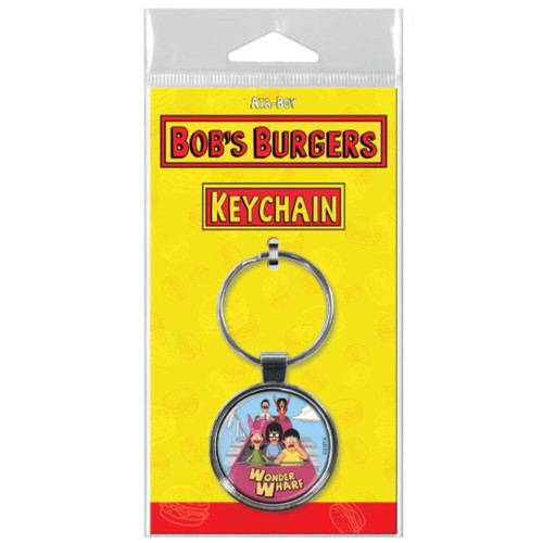 Bob's Burgers Lanyard ID Badge Holder Keychain Characters Bobs Tina Louise  Gene