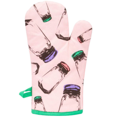 I AM The Secret Ingredient Oven Mitt  - back of mitt