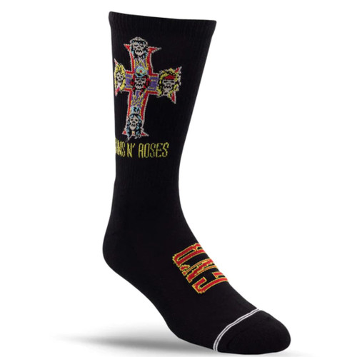 Guns N' Roses Cross Logo Short Crew Socks Guns N' Roses Cross Logo Short Crew Socks